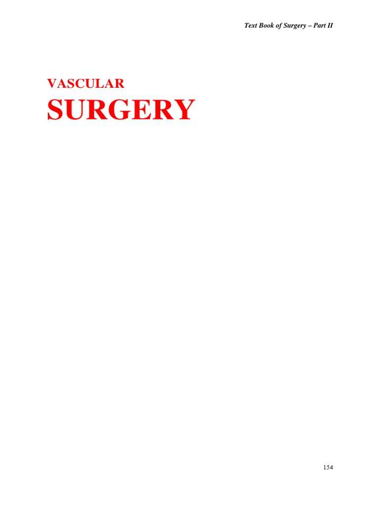 Vascular Surgery 2021 | PDF
