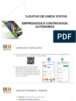 Aplicativo de Check Status Empregados E Contratados Autônomos