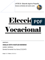 Elección Vocacional: Preparatoria N°25 Dr. Eduardo Aguirre Pequeño