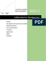Práctica 2 Juan Luis Almaraz Olvera 292761 Geotecnia I