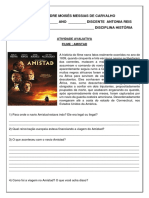 Atividade Filme Amistad