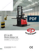 Electric pallet truck ES16-RS specifications