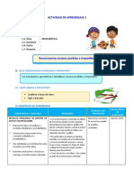 D3 A1 SESION Reconocemos Sucesos Posibles e Imposibles