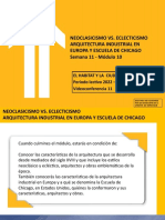 Semana 11 - Presentación - Arquitectura Neoclásica, Ecléctica y La Escuela de Chicago Modulo 10 - Ehylc 2022 - 2