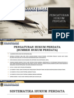 Pengaturan Hukum Perdata