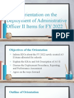 FY 2022 Deployment of AO II - Orientation Slides