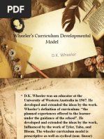 Wheeler's Curriculum Developmental Model