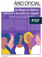 Diário oficial Mapa da mulher carioca
