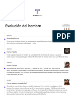 Evolución Del Hombre