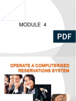 Module 4 Operate A Computerised Reservations