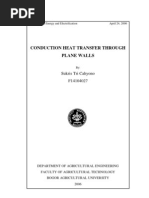 Conduction Heat Transfer Through Plane Walls: Sukris Tri Cahyono F14104027