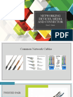 NETWORKING DEVICES, MEDIA AND CONNECTOR