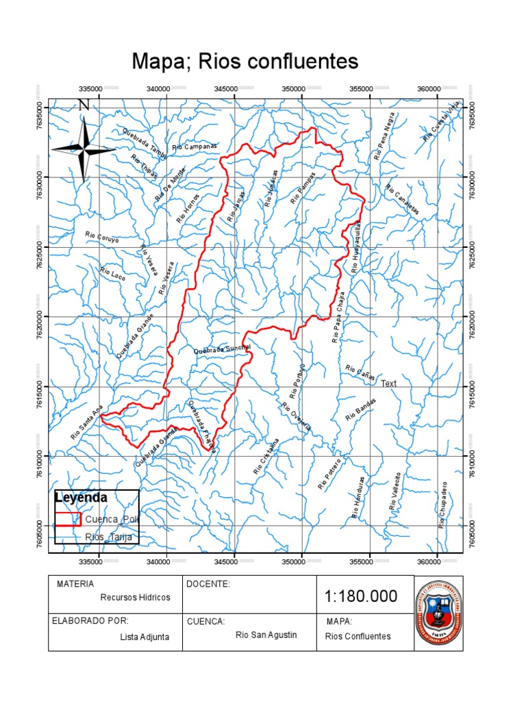 Mapa Rios | PDF