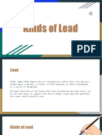 Kinds of Lead