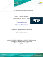 Paradigmas y Enfoques de La Investigacion Cientifica, Metodos y Tecnicas.
