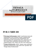 PP NO.51 TAHUN 2009 TENTANG TENAGA KEFARMASIAN