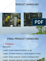 Final Product Handling