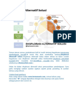 Contoh Ekplorasi Alternatif Solusi