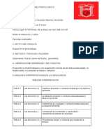 Informe ( - G)