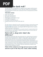 Darknet Dictionary | PDF | Tor (Anonymity Network) | Bitcoin
