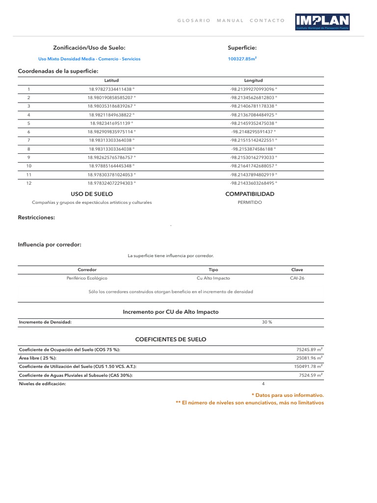 Carta Urbana Digital | PDF