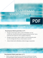 PROSEDUR PENYIMPANAN VAKSIN COVID