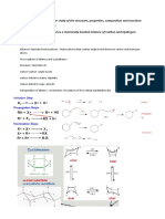 Organic Chemistry Study of Structure, Properties & Reactions