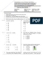 Soal Pas Matematika Kelas V k13