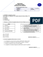 Cuestionario Fisica 2bgu 1p 2q