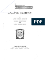 Analytic Geometry Siceloff Wentworth Smith Edited