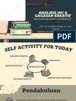 Self Activity Agenda 3 - Analisi Isu & Gagasan Kreatif Mewujudkan SMART Governance