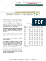 Escenario Leche de Bovino Feb 2021