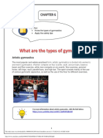 Chapter 6 Types of Gymnastics PDF