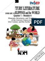 21st Century Literature Q1 Module6 CompareContrast