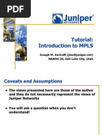 Introduction To MPLS - Juniper