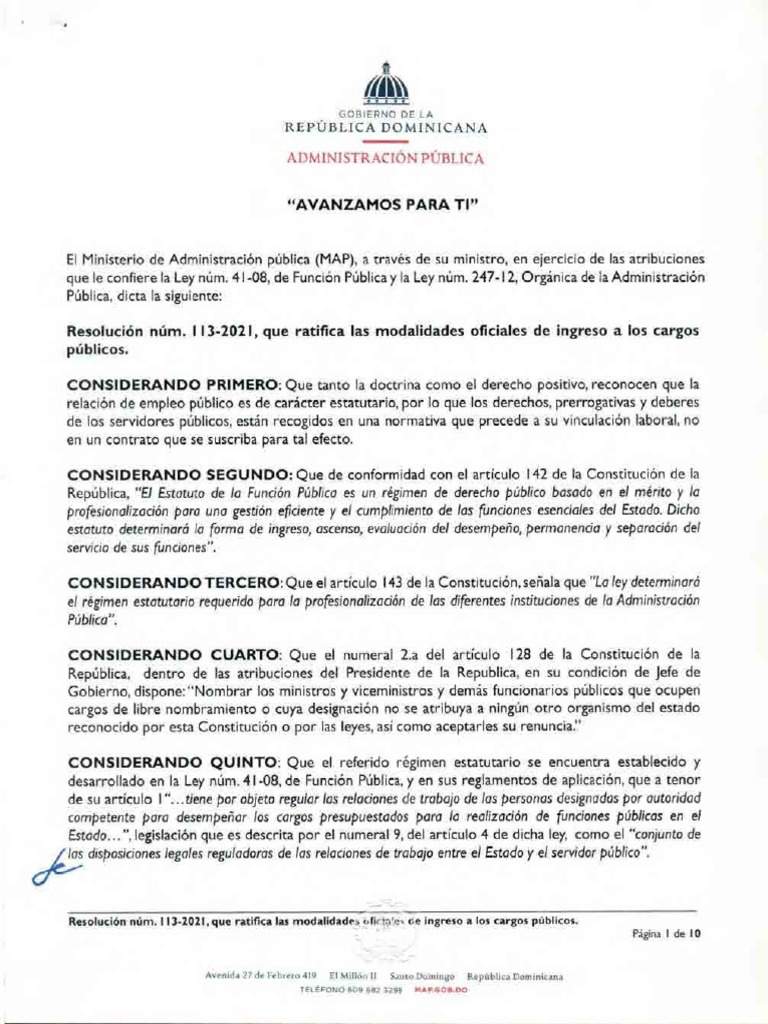 Resolucion 113 2021 Pdf