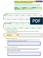 Evaluacion Diagnosica - Ept - Ciclo Vi - 1ero y 2do