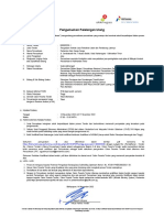 Pengumuman Pelelangan Ulang: Form No. C.01.00