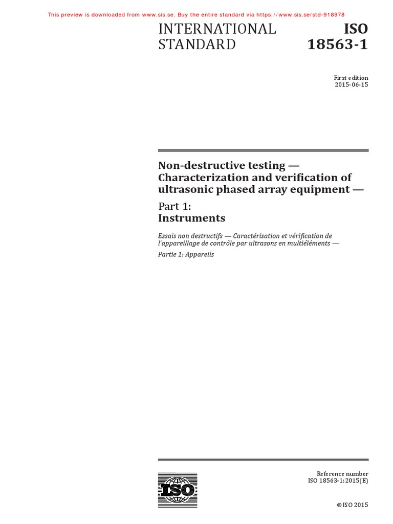 Iso 18563 1 2015 en PDF | PDF | International Organization For ...