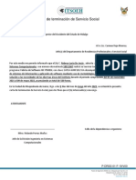 P-DRSS-01-F-19 Carta de Terminacion de Servicio Social