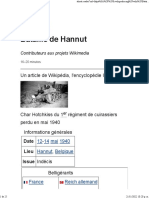 Bataille de Hannut - Seconde Guerre