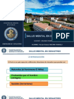 SALUD MENTAL EN DESASTRES