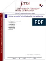 Editorial - Information Technology Global Services and Sourcing