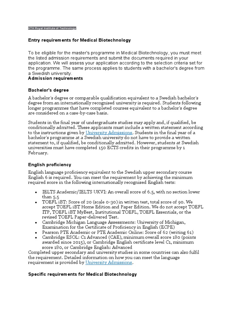 MS in Biotechnology PDF Cost Of Living University And College