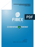Ventana de Mtto 26-04-2022 Fibex Telecom Provedor Internacional