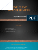 Input and Output Devices