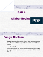 Pertemuan 10 - Bab 4 - Aljabar Boolean - 161122