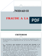 UNIDAD II Tema III FRAUDE A LA LEY