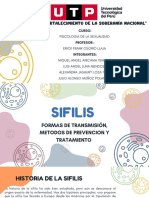 Sífilis: transmisión, prevención y tratamiento