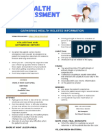 H.A. Lec (L8 B) - Gathering Health Related Information